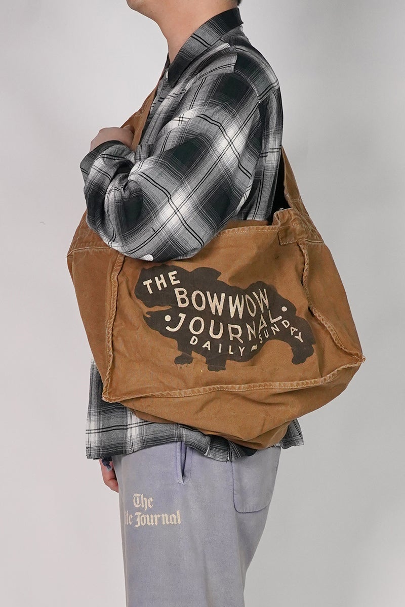 BOWWOW(バウワウ) THE BOW WOW JOURNAL NEWSPAPER BAG AGED バウワウジャーナルニュースペーパーバッグ エイジド BW261-BJNB