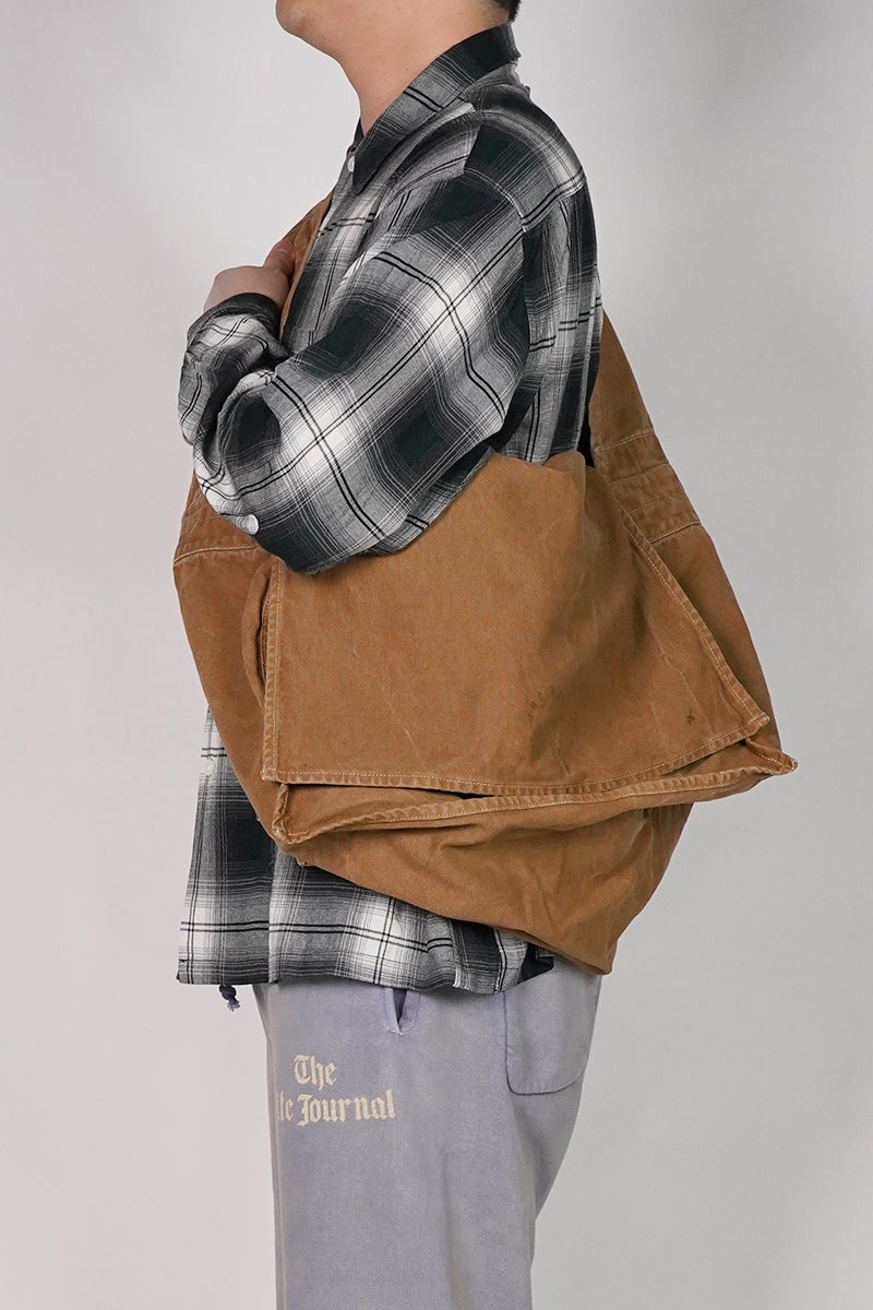 BOWWOW(バウワウ) THE BOW WOW JOURNAL NEWSPAPER BAG AGED バウワウジャーナルニュースペーパーバッグ エイジド BW261-BJNB