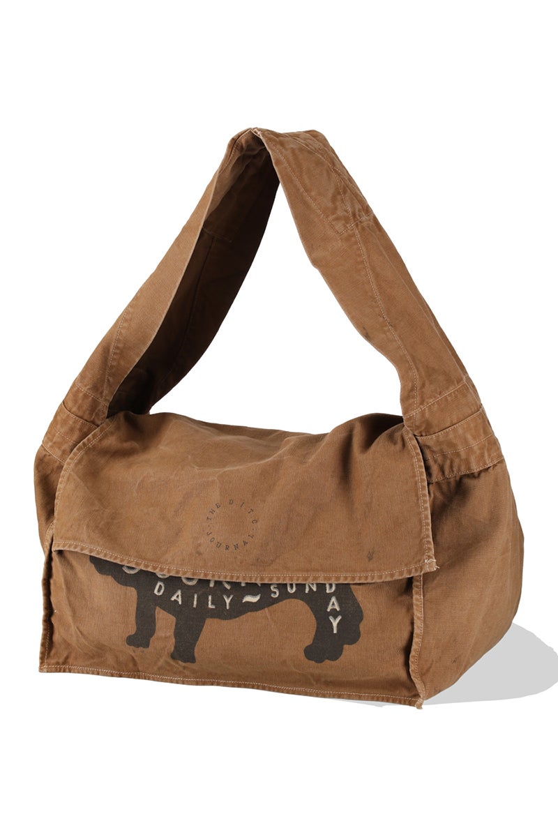 新品】○BOW WOW○ニュースペーパー バッグ AGED ブラウン