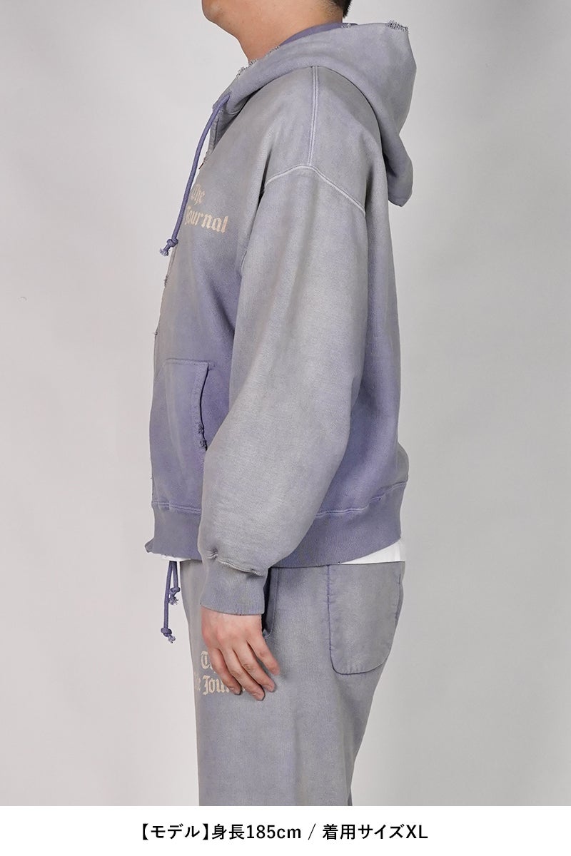 BOWWOW(バウワウ) THE DITC JOURNAL ZIP HOODIE AGED ジャーナルジップフーディー エイジド BW261-DJZH