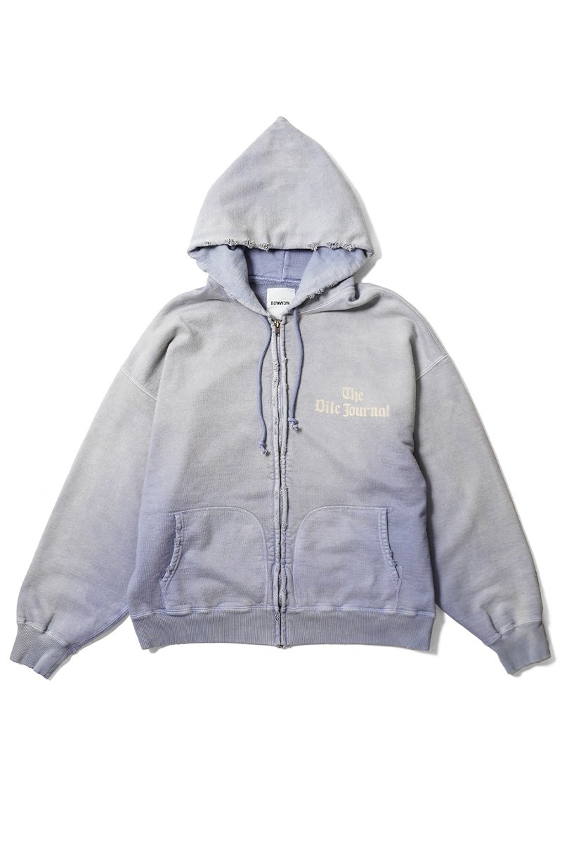 BOWWOW(バウワウ) THE DITC JOURNAL ZIP HOODIE AGED ジャーナルジップフーディー エイジド BW261-DJZH