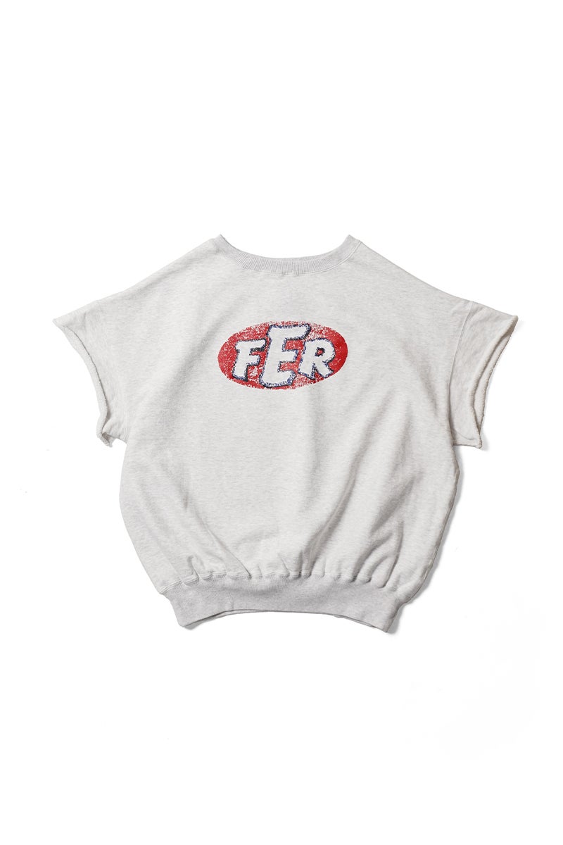 BOWWOW(バウワウ) FER MOTORSPORT SS SWEATSHIRT AGED モータースポーツ半袖スウェットシャツ エイジド BW261-FMSSS