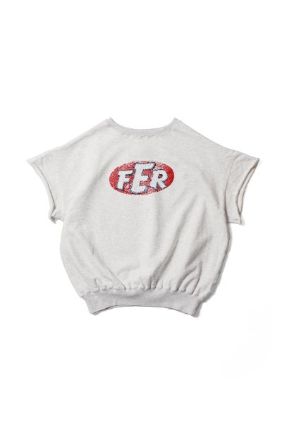 BOWWOW(バウワウ) FER MOTORSPORT SS SWEATSHIRT AGED モータースポーツ半袖スウェットシャツ エイジド BW261-FMSSS