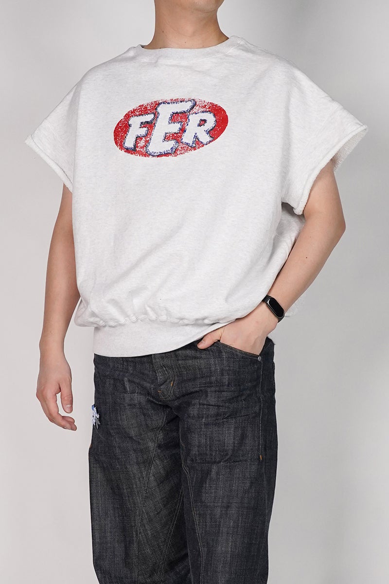 BOWWOW(バウワウ) FER MOTORSPORT SS SWEATSHIRT AGED モータースポーツ半袖スウェットシャツ エイジド BW261-FMSSS
