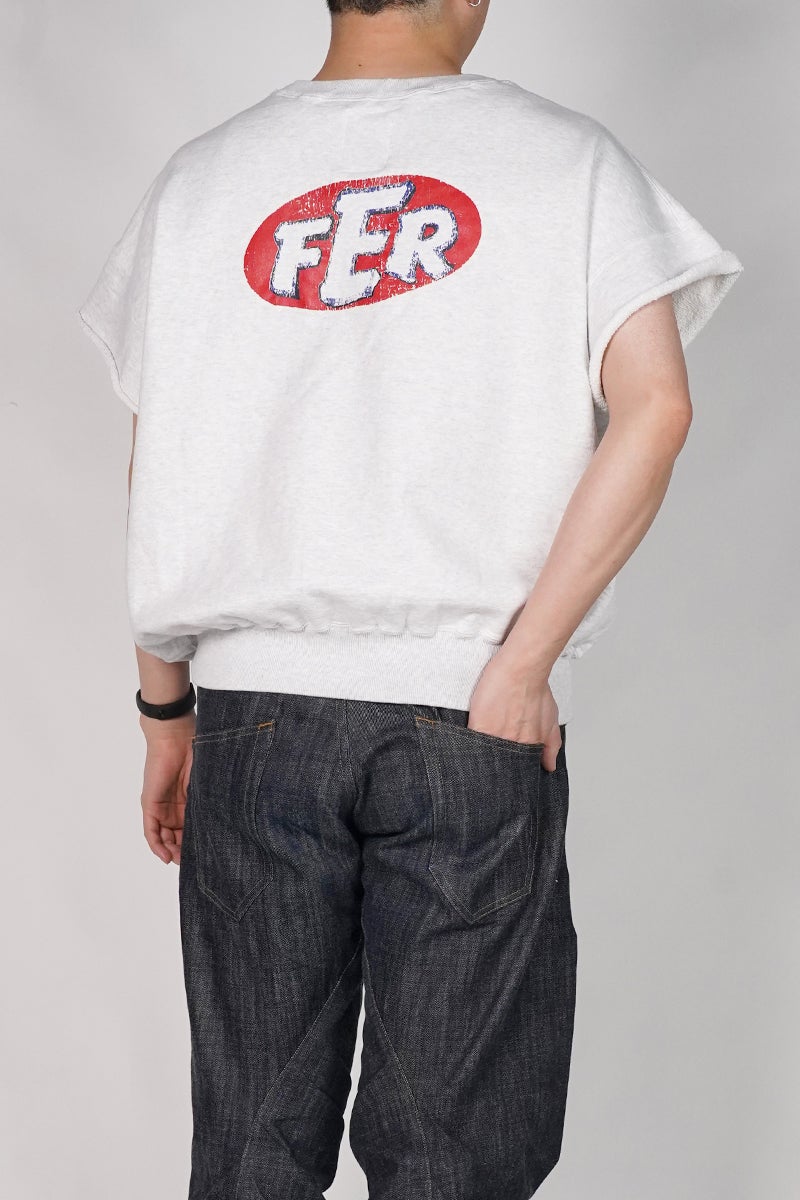 BOWWOW(バウワウ) FER MOTORSPORT SS SWEATSHIRT AGED モータースポーツ半袖スウェットシャツ エイジド BW261-FMSSS