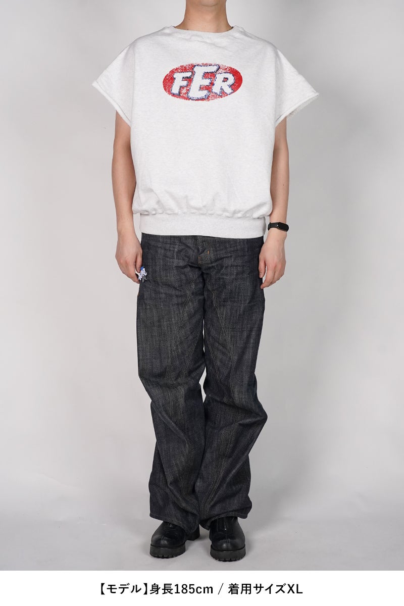 BOWWOW(バウワウ) FER MOTORSPORT SS SWEATSHIRT AGED モータースポーツ半袖スウェットシャツ エイジド BW261-FMSSS