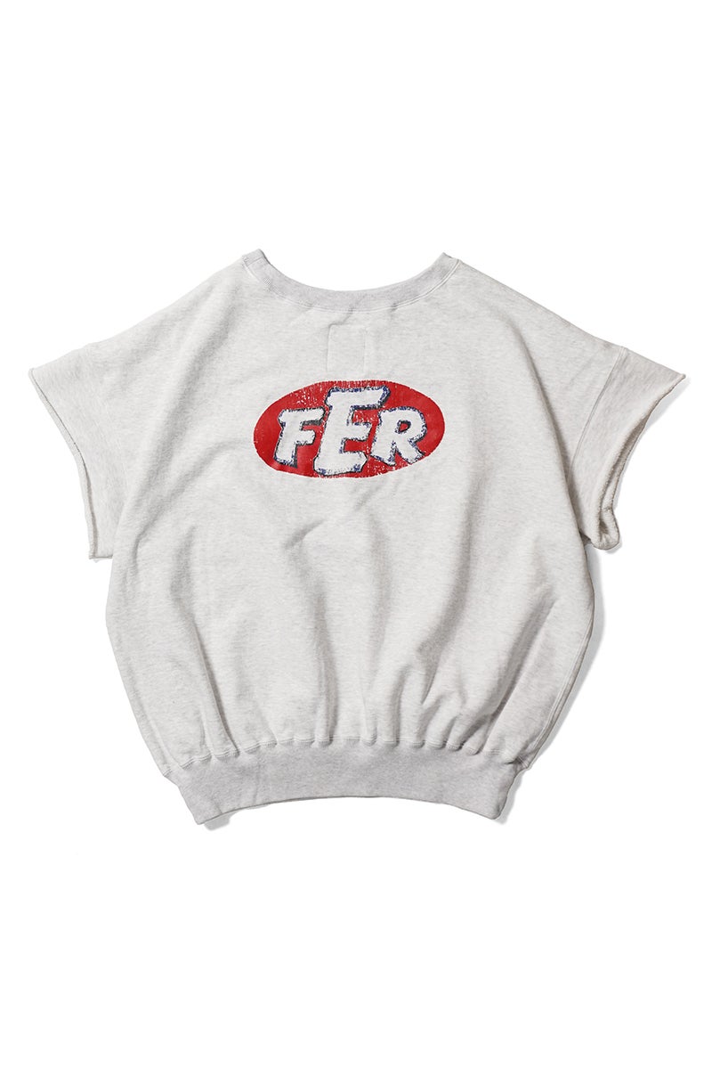 BOWWOW(バウワウ) FER MOTORSPORT SS SWEATSHIRT AGED モータースポーツ半袖スウェットシャツ エイジド BW261-FMSSS
