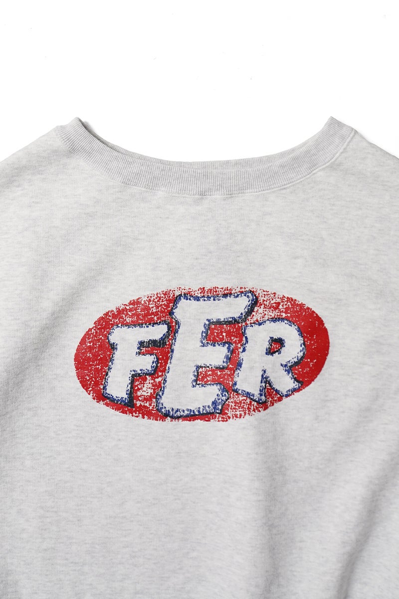 BOWWOW(バウワウ) FER MOTORSPORT SS SWEATSHIRT AGED モータースポーツ半袖スウェットシャツ エイジド BW261-FMSSS