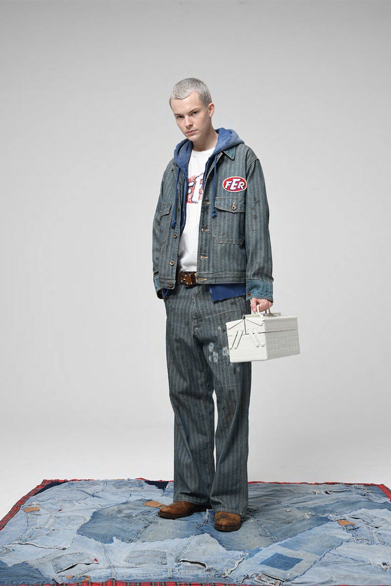 BOWWOW(バウワウ) FER MOTORSPORT SS SWEATSHIRT AGED モータースポーツ半袖スウェットシャツ エイジド BW261-FMSSS