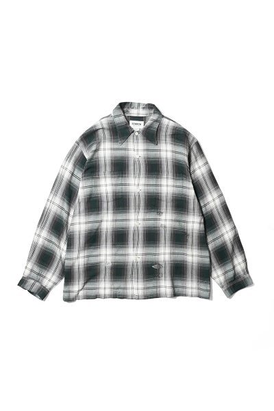 BOWWOW(バウワウ) REMADE RAYON PLAID SHIRT AGED リメイドレーヨンプレイドシャツ エイジド BW261-RRPS