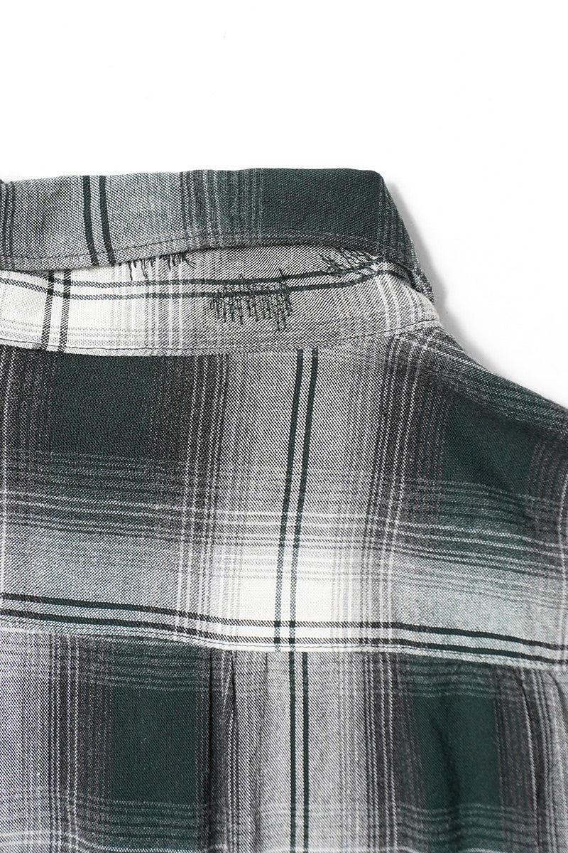 BOWWOW(バウワウ) REMADE RAYON PLAID SHIRT AGED リメイドレーヨンプレイドシャツ エイジド BW261-RRPS