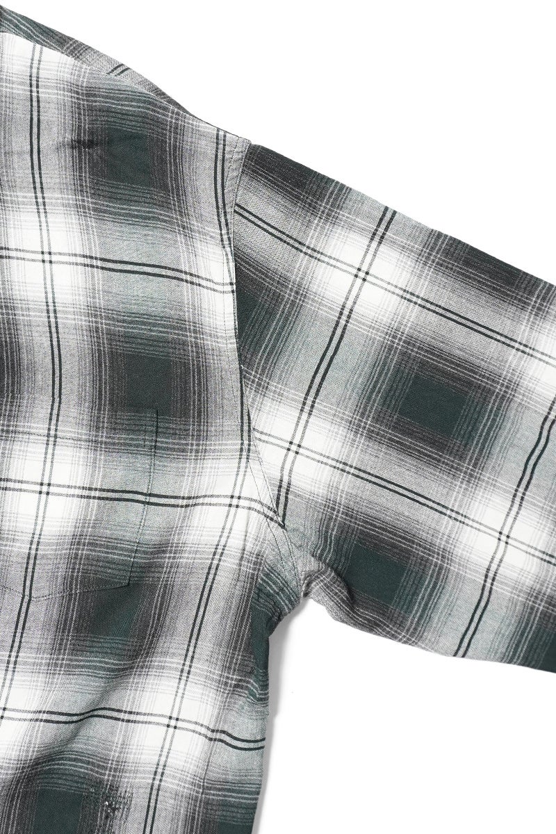 BOWWOW(バウワウ) REMADE RAYON PLAID SHIRT AGED リメイドレーヨンプレイドシャツ エイジド BW261-RRPS