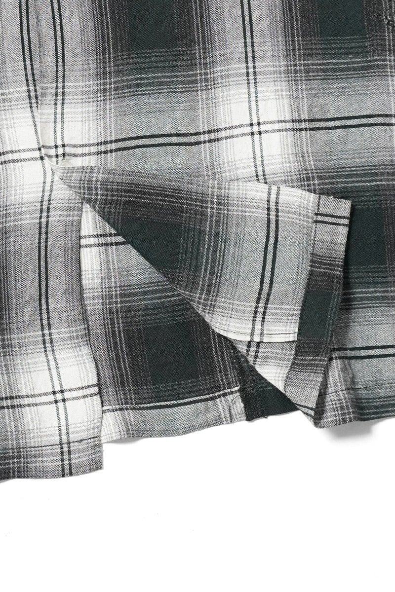 BOWWOW(バウワウ) REMADE RAYON PLAID SHIRT AGED リメイドレーヨンプレイドシャツ エイジド BW261-RRPS