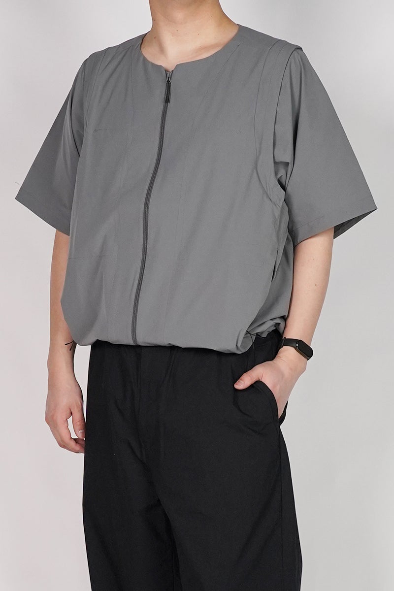 Poliquant(ポリクアント) THE MULTI-FUNCTIONAL VEST WITH FOLDING SHORT SLEEVES マルチファンクショナルベスト フォールディングショートスリーブ 2601005