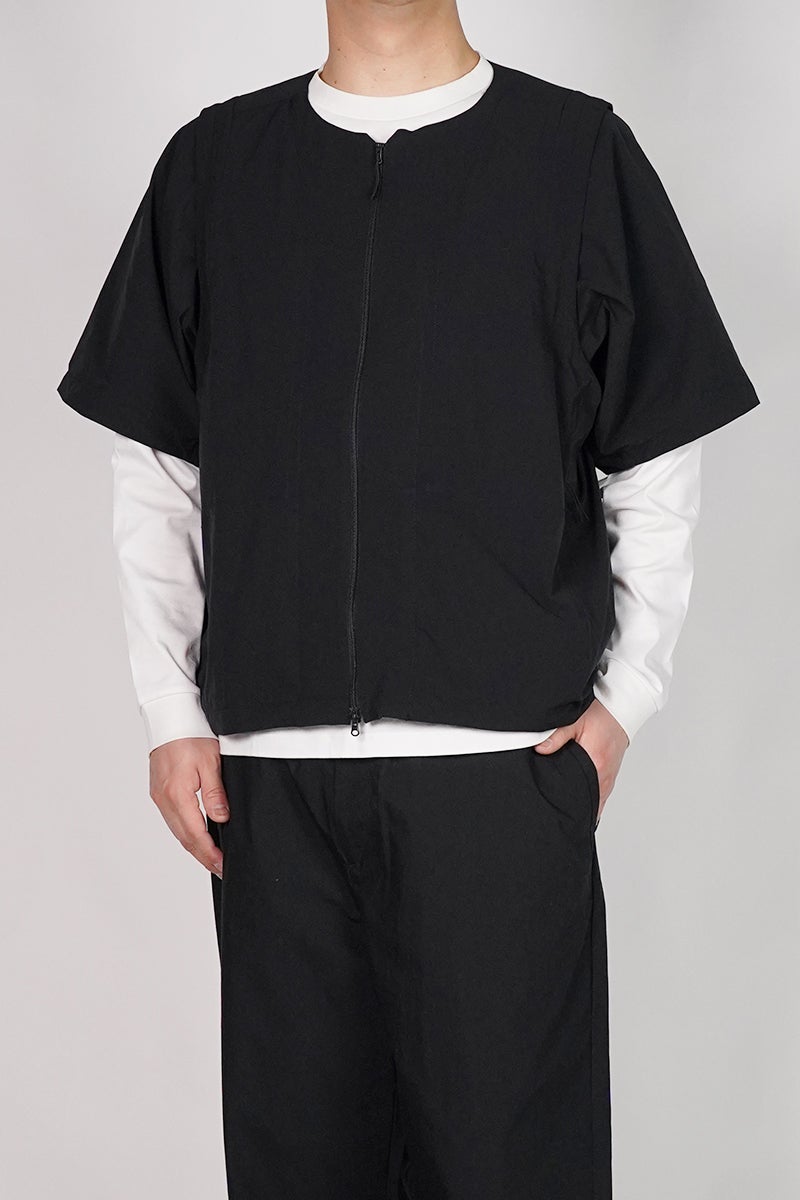 Poliquant(ポリクアント) THE MULTI-FUNCTIONAL VEST WITH FOLDING SHORT SLEEVES マルチファンクショナルベスト フォールディングショートスリーブ 2601005