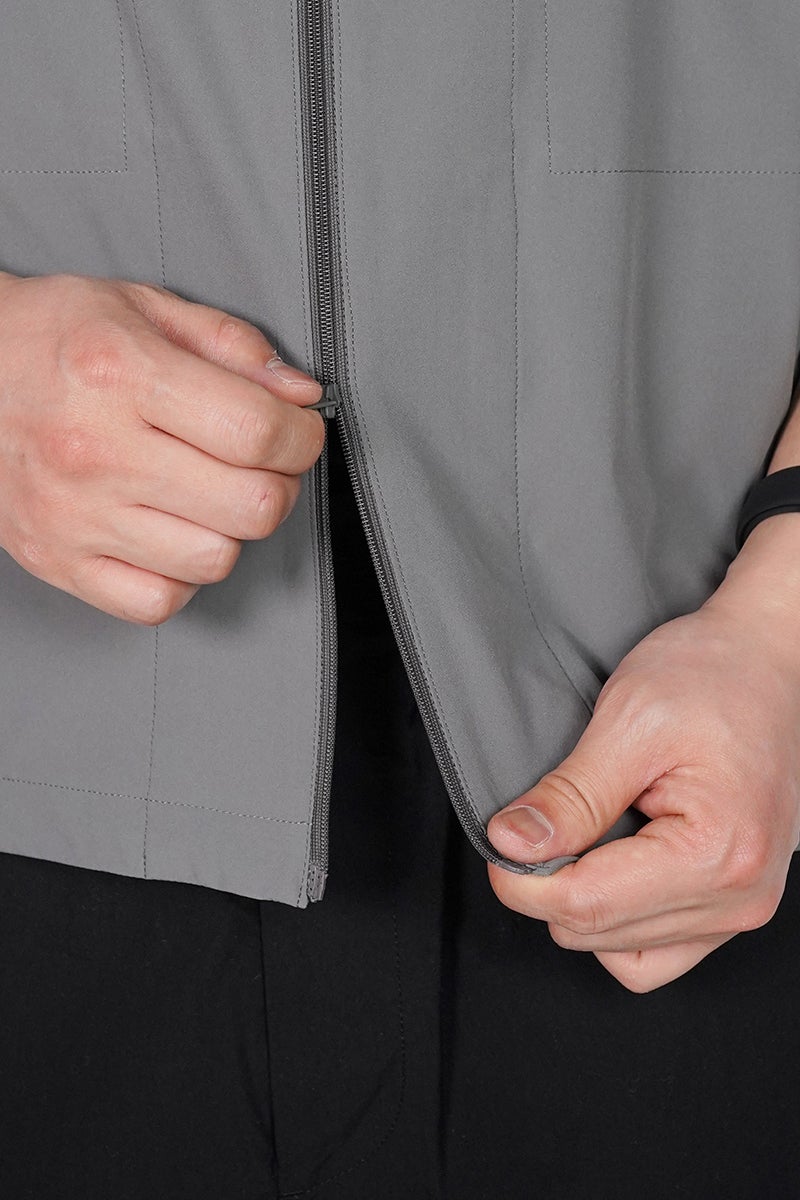 Poliquant(ポリクアント) THE MULTI-FUNCTIONAL VEST WITH FOLDING SHORT SLEEVES マルチファンクショナルベスト フォールディングショートスリーブ 2601005