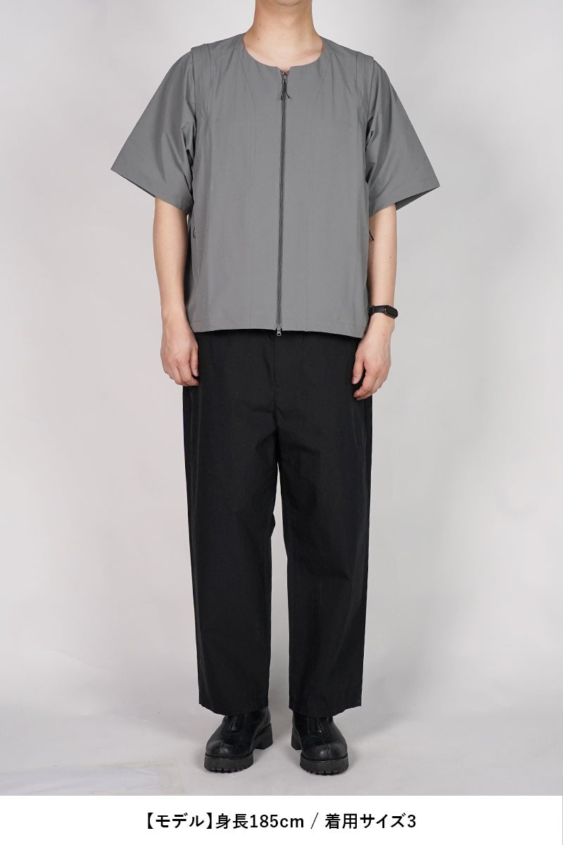 Poliquant(ポリクアント) THE MULTI-FUNCTIONAL VEST WITH FOLDING SHORT SLEEVES マルチファンクショナルベスト フォールディングショートスリーブ 2601005