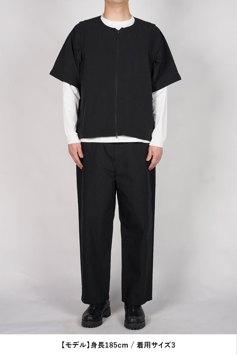 Poliquant(ポリクアント) THE MULTI-FUNCTIONAL VEST WITH FOLDING SHORT SLEEVES マルチファンクショナルベスト フォールディングショートスリーブ 2601005