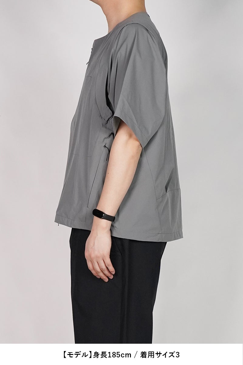 Poliquant(ポリクアント) THE MULTI-FUNCTIONAL VEST WITH FOLDING SHORT SLEEVES マルチファンクショナルベスト フォールディングショートスリーブ 2601005