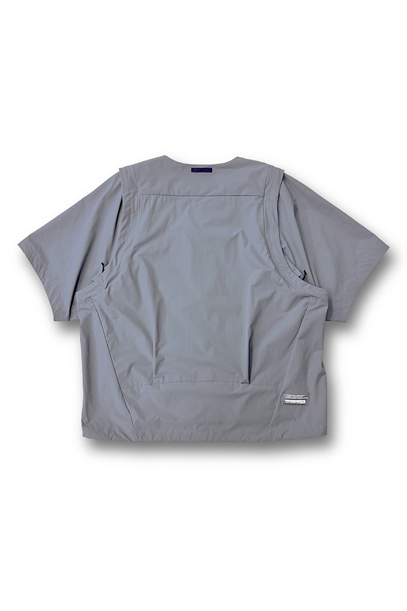 Poliquant(ポリクアント) THE MULTI-FUNCTIONAL VEST WITH FOLDING SHORT SLEEVES マルチファンクショナルベスト フォールディングショートスリーブ 2601005