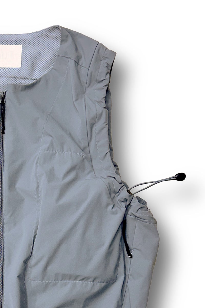 Poliquant(ポリクアント) THE MULTI-FUNCTIONAL VEST WITH FOLDING SHORT SLEEVES マルチファンクショナルベスト フォールディングショートスリーブ 2601005