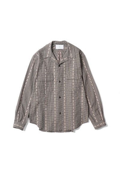 SUGARHILL(シュガーヒル) DOBBY OPEN COLLAR SHIRT ドビーオープンカラーシャツ 26440505
