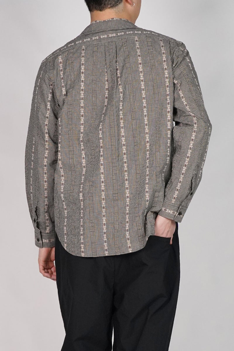 SUGARHILL(シュガーヒル) DOBBY OPEN COLLAR SHIRT ドビーオープンカラーシャツ 26440505