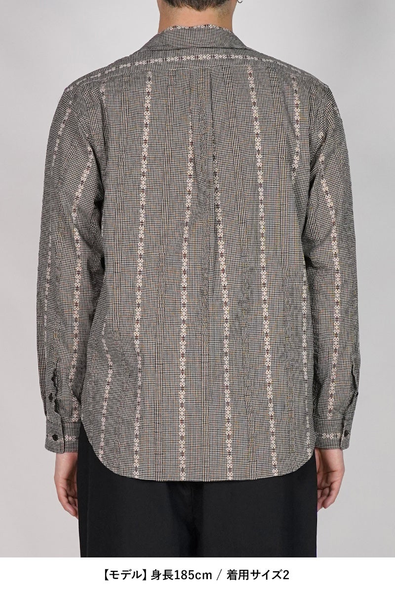 SUGARHILL(シュガーヒル) DOBBY OPEN COLLAR SHIRT ドビーオープンカラーシャツ 26440505