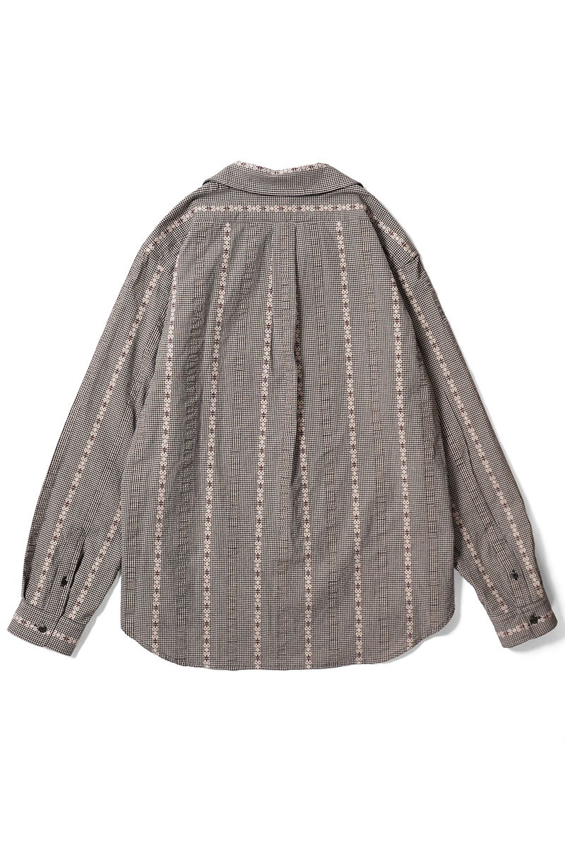 SUGARHILL(シュガーヒル) DOBBY OPEN COLLAR SHIRT ドビーオープンカラーシャツ 26440505