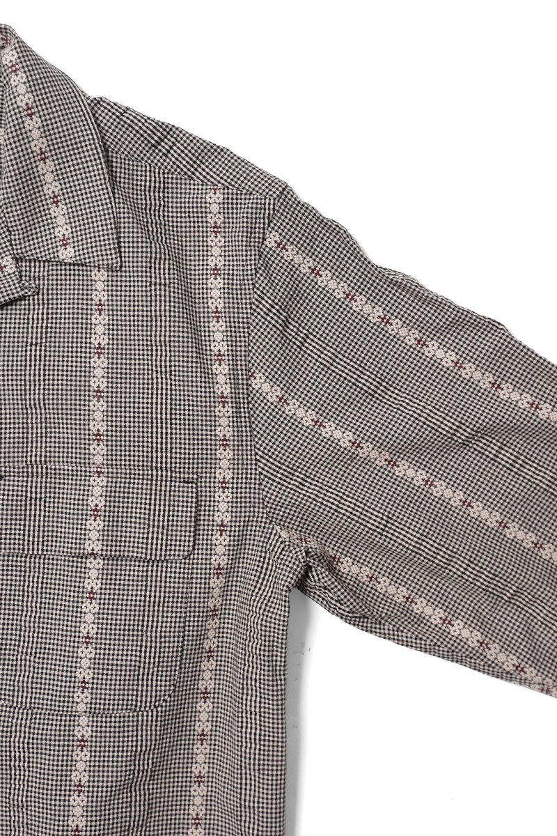 SUGARHILL(シュガーヒル) DOBBY OPEN COLLAR SHIRT ドビーオープンカラーシャツ 26440505