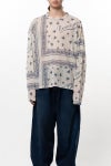 KAMIYA(カミヤ) Bandana Print Sheer Jersey L/S Tee バンダナプリントシアージャージー長袖Tシャツ G16LT079