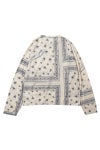 KAMIYA(カミヤ) Bandana Print Sheer Jersey L/S Tee バンダナプリントシアージャージー長袖Tシャツ G16LT079