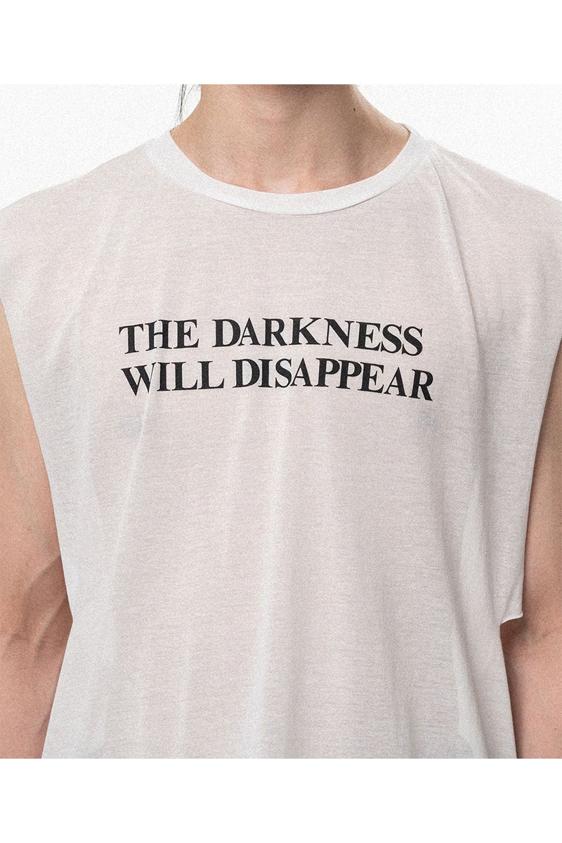 KAMIYA(カミヤ) Typography Sheer Jersey N/S Tee タイポグラフィーシアージャージーノースリーブTシャツ G16TS082