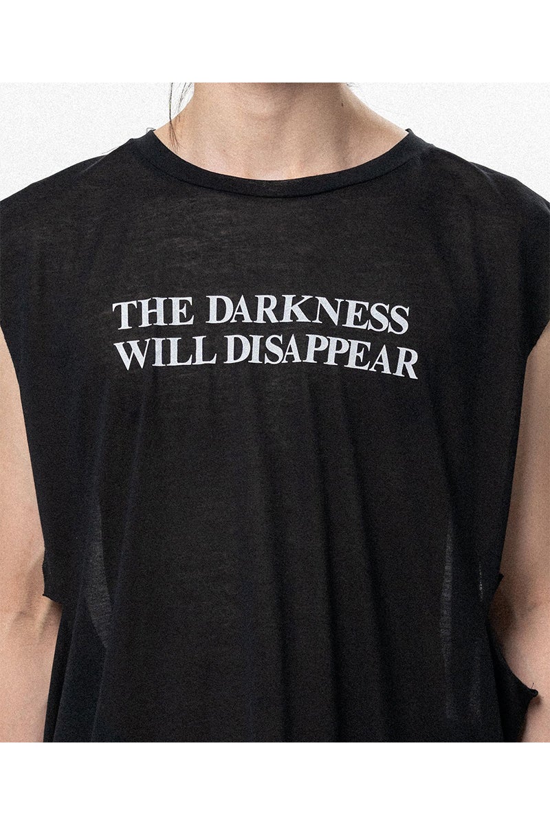 KAMIYA(カミヤ) Typography Sheer Jersey N/S Tee タイポグラフィーシアージャージーノースリーブTシャツ G16TS082