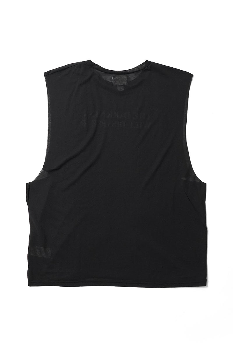 KAMIYA(カミヤ) Typography Sheer Jersey N/S Tee タイポグラフィーシアージャージーノースリーブTシャツ G16TS082