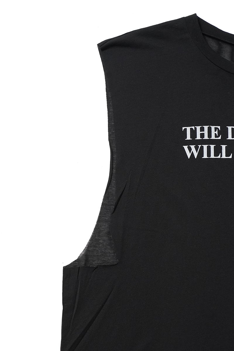 KAMIYA(カミヤ) Typography Sheer Jersey N/S Tee タイポグラフィーシアージャージーノースリーブTシャツ G16TS082