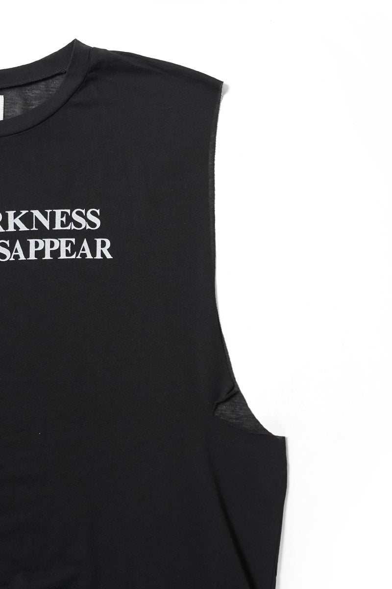 KAMIYA(カミヤ) Typography Sheer Jersey N/S Tee タイポグラフィーシアージャージーノースリーブTシャツ G16TS082