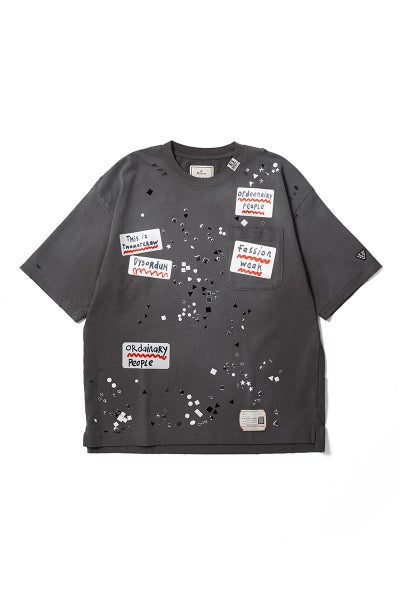 Maison MIHARA YASUHIRO(メゾン ミハラヤスヒロ) EMBELLISHED STICKER TEE エンベリッシュド ステッカーTシャツ A16TS592