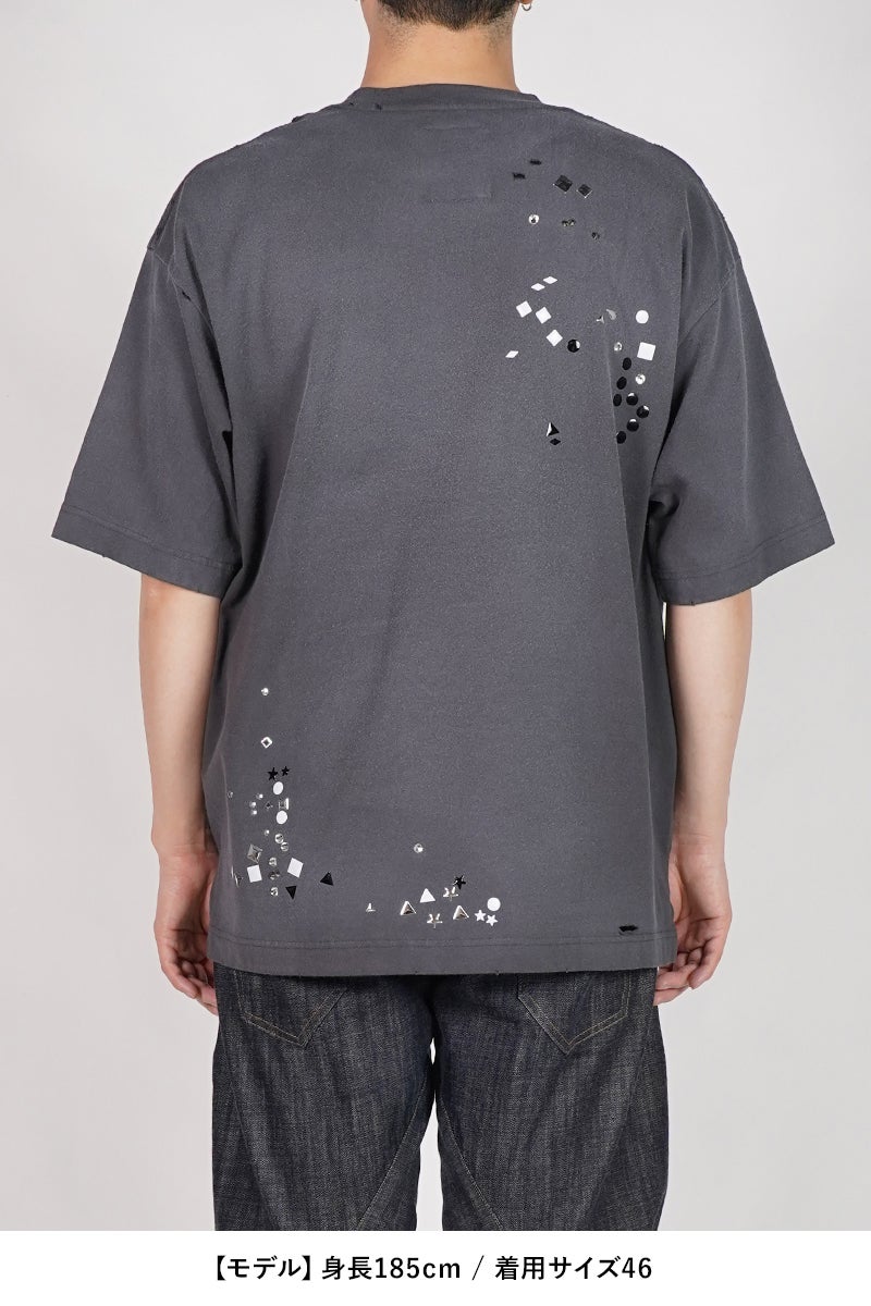 Maison MIHARA YASUHIRO(メゾン ミハラヤスヒロ) EMBELLISHED STICKER TEE エンベリッシュド ステッカーTシャツ A16TS592