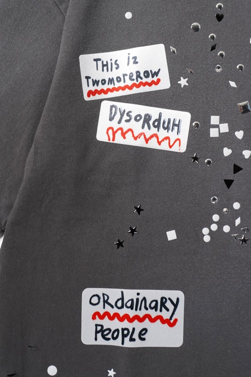 Maison MIHARA YASUHIRO(メゾン ミハラヤスヒロ) EMBELLISHED STICKER TEE エンベリッシュド ステッカーTシャツ A16TS592