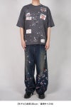 Maison MIHARA YASUHIRO(メゾン ミハラヤスヒロ) BAKER JEANS w STICKER ベイカーデニムパンツ ウィズ ステッカー J16PT124