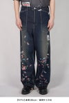 Maison MIHARA YASUHIRO(メゾン ミハラヤスヒロ) BAKER JEANS w STICKER ベイカーデニムパンツ ウィズ ステッカー J16PT124