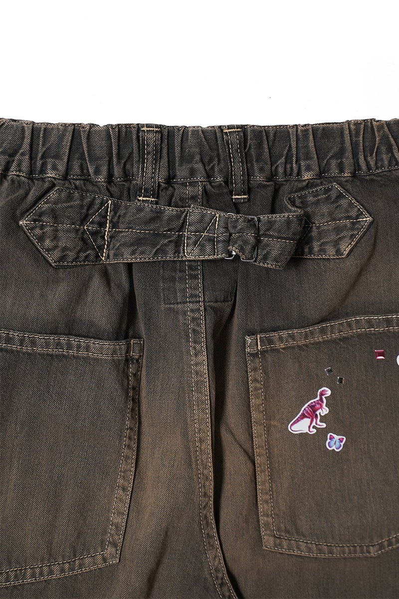 Maison MIHARA YASUHIRO(メゾン ミハラヤスヒロ) BAKER JEANS w STICKER ベイカーデニムパンツ ウィズ ステッカー J16PT124