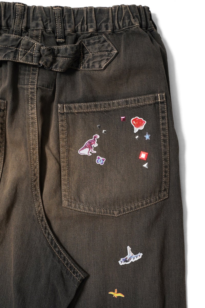 Maison MIHARA YASUHIRO(メゾン ミハラヤスヒロ) BAKER JEANS w STICKER ベイカーデニムパンツ ウィズ ステッカー J16PT124