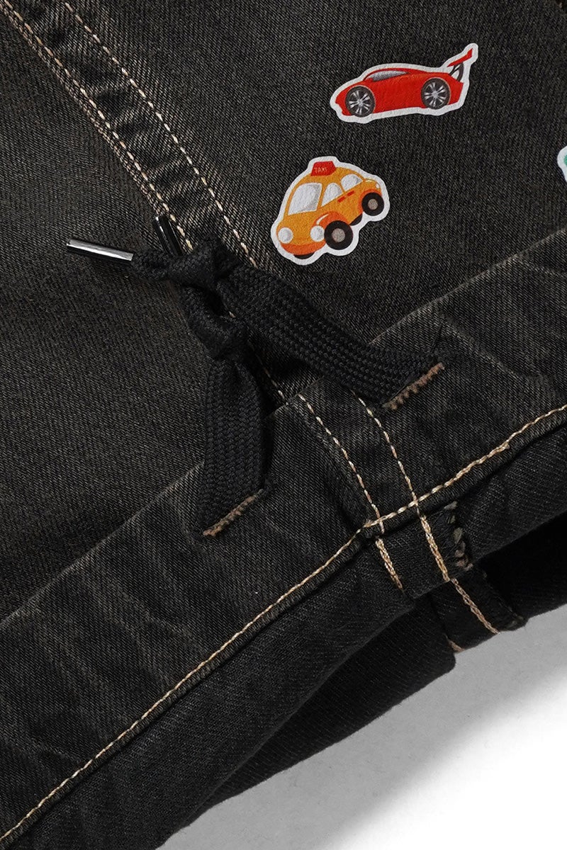 Maison MIHARA YASUHIRO(メゾン ミハラヤスヒロ) BAKER JEANS w STICKER ベイカーデニムパンツ ウィズ ステッカー J16PT124