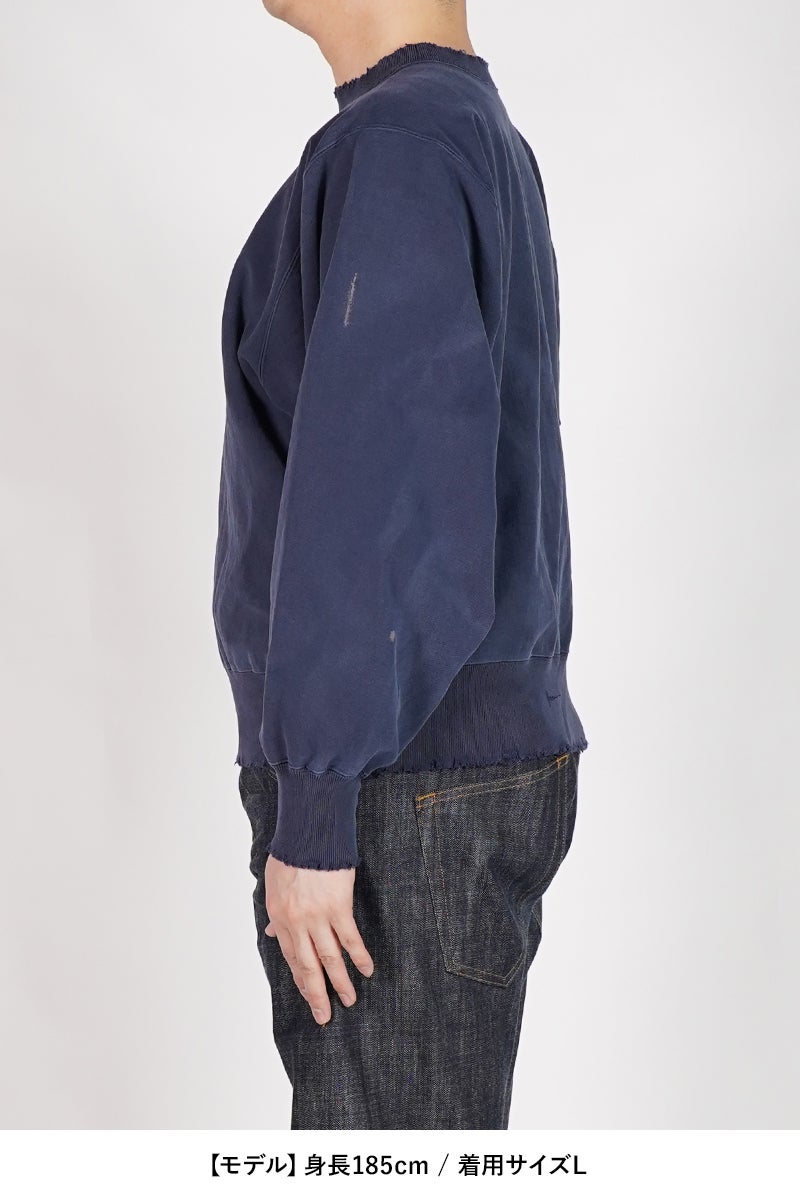New Manual(ニューマニュアル) VINTAGE WASHED SWEAT P/O ビンテージウォッシュドスウェットプルオーバー 2026SS-CS1-YT