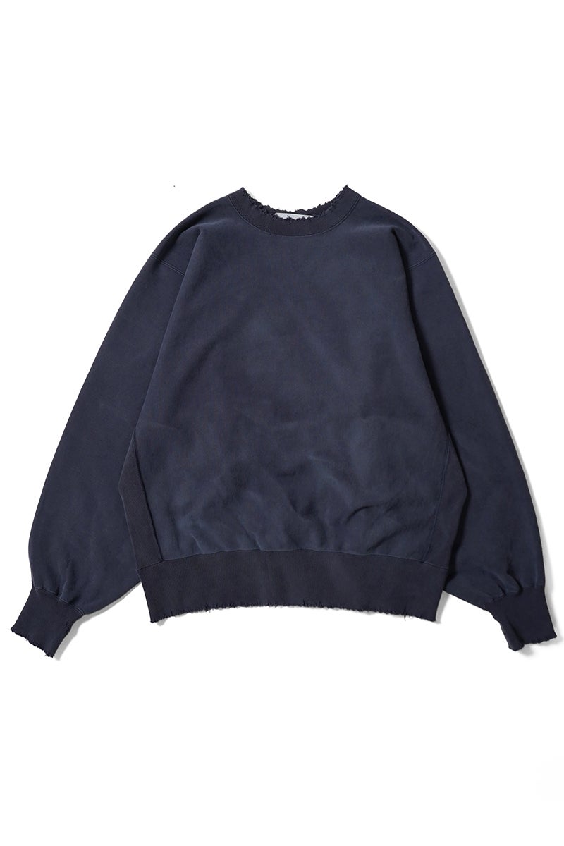 New Manual(ニューマニュアル) VINTAGE WASHED SWEAT P/O ビンテージウォッシュドスウェットプルオーバー 2026SS-CS1-YT