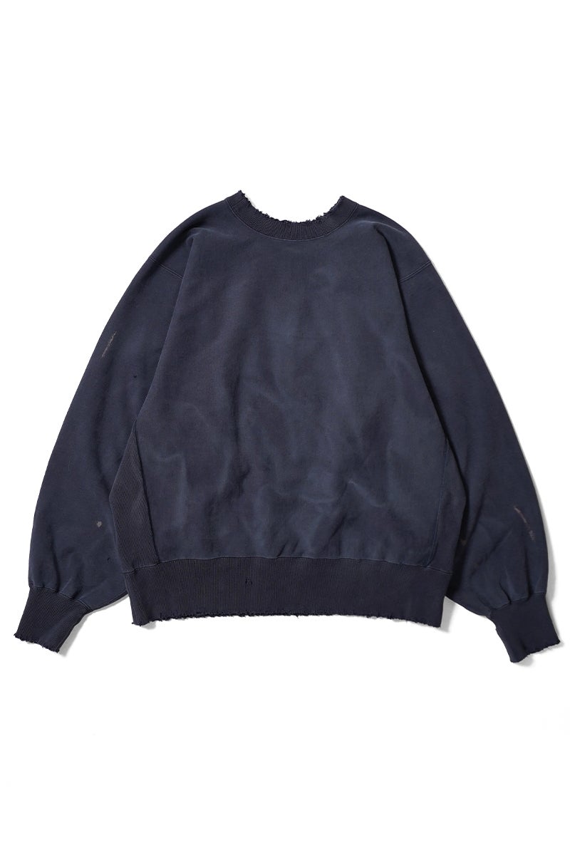 New Manual(ニューマニュアル) VINTAGE WASHED SWEAT P/O ビンテージウォッシュドスウェットプルオーバー 2026SS-CS1-YT