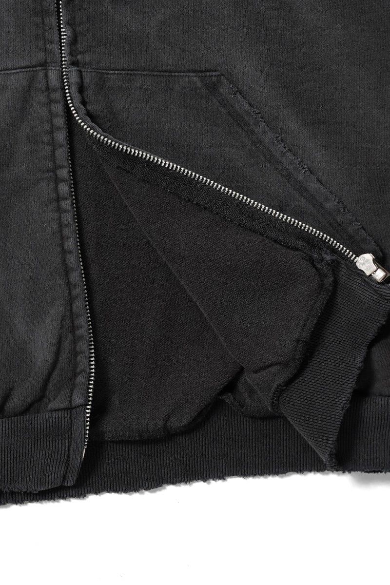 New Manual(ニューマニュアル) VINTAGE WASHED ZIP HOODIE ビンテージウォッシュドジップフーディー 2026SS-CS2-YT