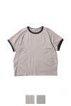 NVRFRGT(ネバーフォーゲット) PANELLED HALF SLEEVE RINGER T-SHIRT パネルドハーフスリーブリンガーTシャツ NF261T01